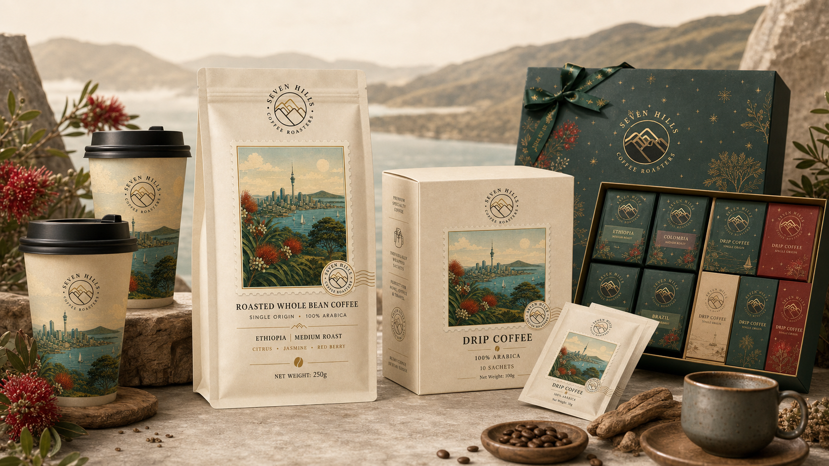 Seven Hills integrated coffee packaging world
